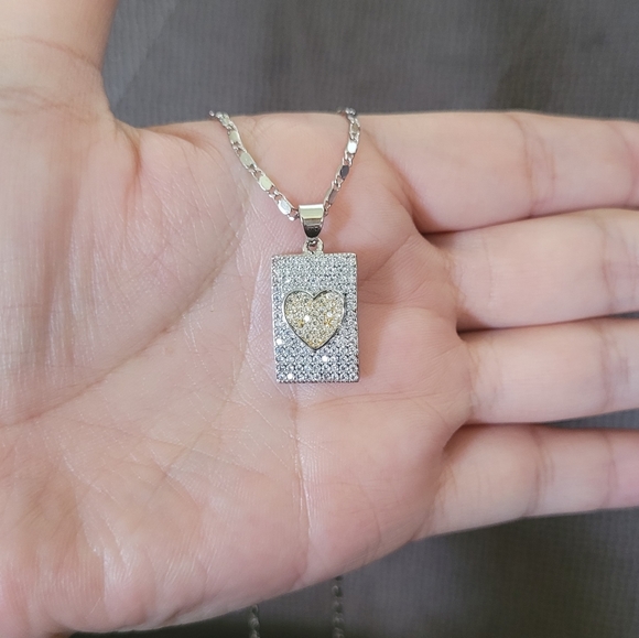 Gemelliš Silverš¤ Rectangle Pendant Necklace - NWT